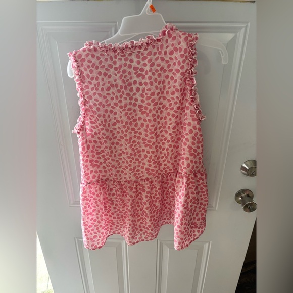 Staccato Tank Top Leopard Print Size Small With Ruffle - Picture 4 of 4